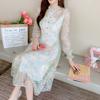 130x45CM Fresh Embroidery Lace Yarn Tulle Mesh Fabric DIY Craft Material for Costume Wedding Dress Skirt Clothes TJ9546
