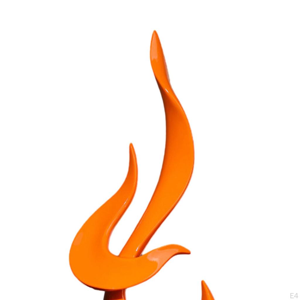 Abstracte Vlam Beeld Decoratieve Beelden Souvenirs Verzameling Hars Kunst Beeldje voor Huis Kantoor