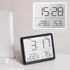 Multifunktions-Thermometer Hygrometer Automatischer Elektronischer Temperatur-Feuchtigkeits-Monitor Uhr-Monitor Wandmonitor