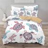 Nightmare Before Christmas  Duvet Cover with Pillow Cover Bed Sets Jack and Sally 3D Skull Christmas Bedding Set Bedroom Decor