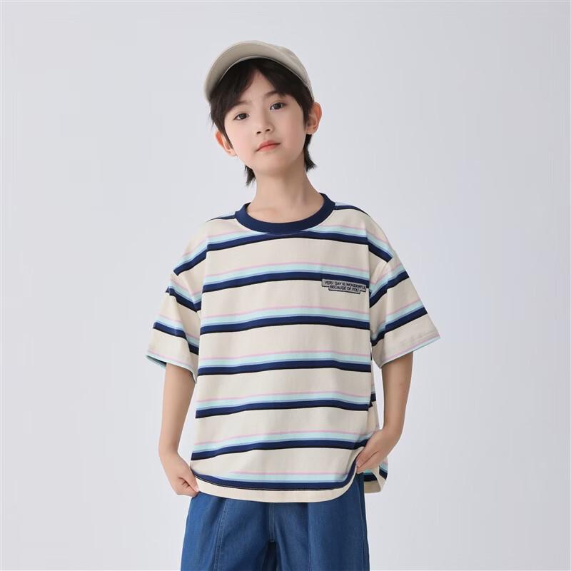 Boy's Striped Short Sleeve T-Shirt