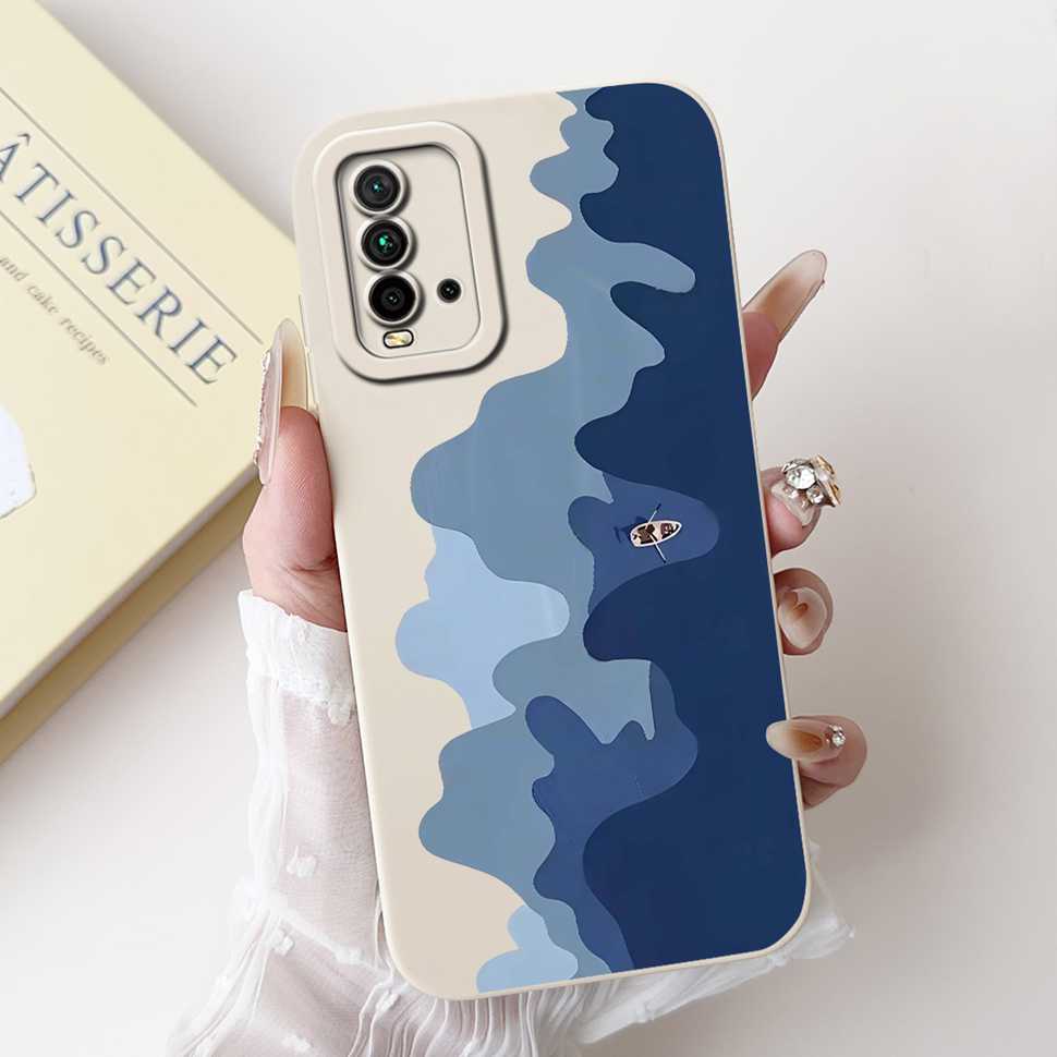 For Xiaomi Redmi 9T 6.53" Case Cute Colorful Butterfly Love Soft Silicone TPU Cover For Redmi 9T Redmi 9 Power Phone Shell Bags