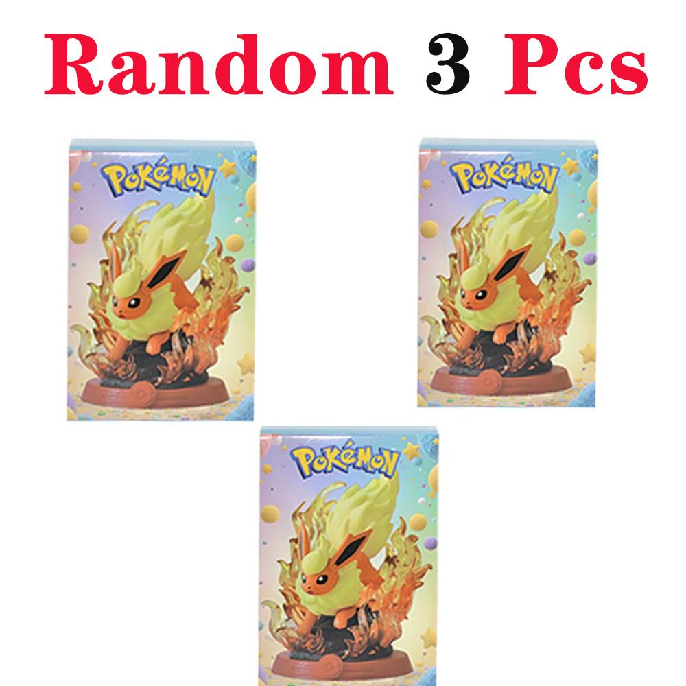 Adventure Eevee Blind Box Pokemon Action Figure Mystery Box Collection Doll Home Decor Children's Birthday Gift Toy