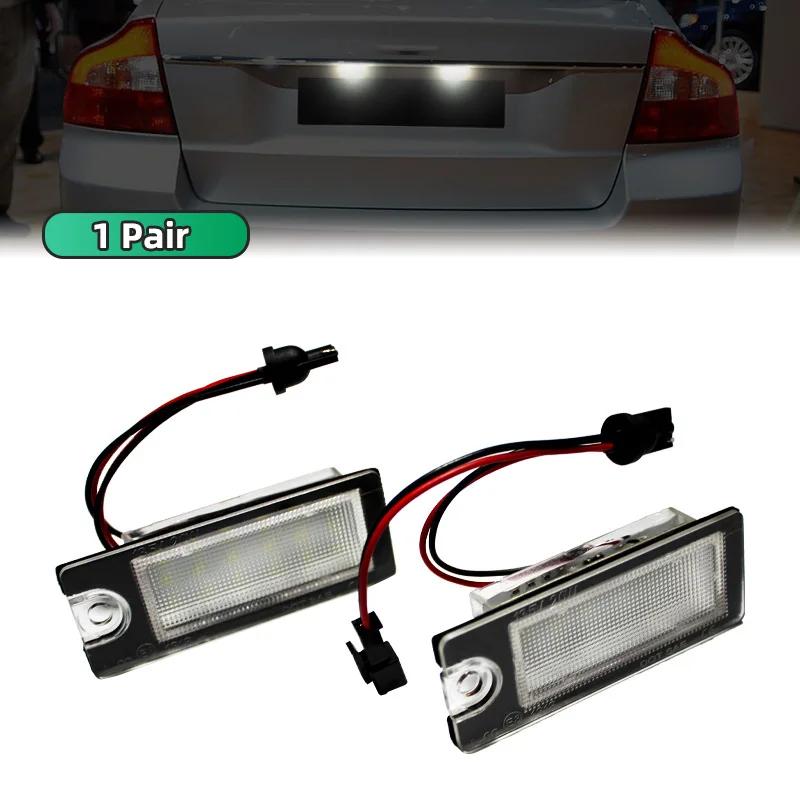 2Pcs CanBus LED License Plate Lights For Volvo V70 XC70 S60 01-06 S80 99-06 XC90 2003 Number Plate Lamp