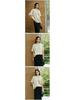 Women's Lightweight Silk-Blend Round Neck Short-Sleeve Summer Top