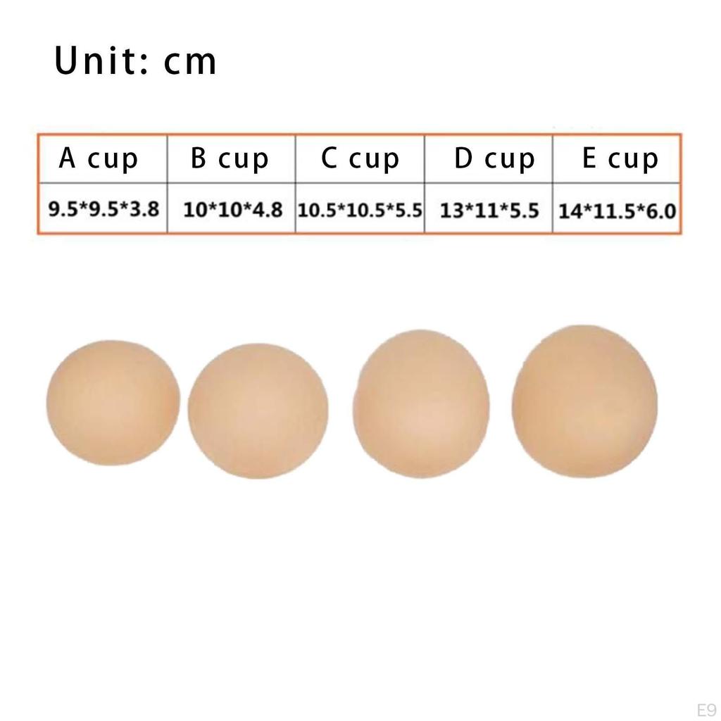 Silicone Breast Inserts for Mastectomy and Drag Queen Use