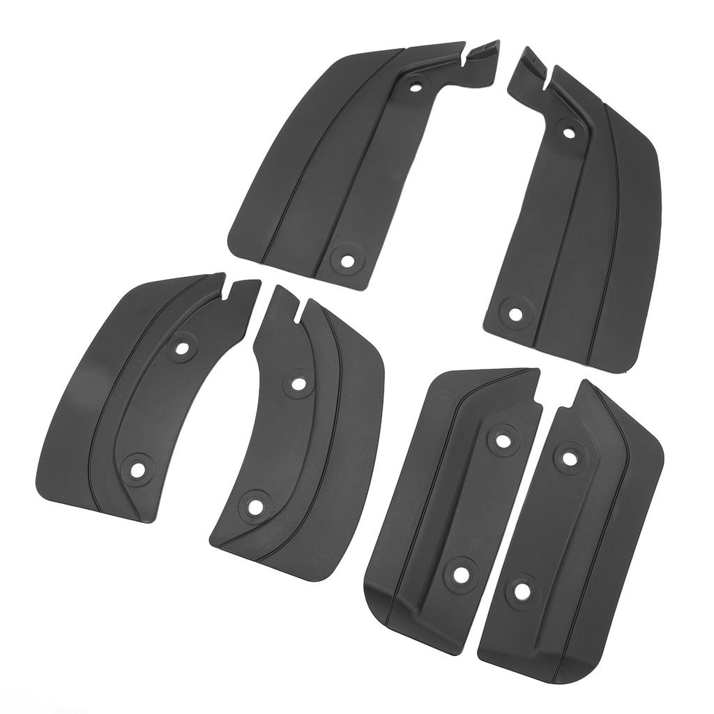 6 Pcs Car Mud Flaps PVC Wheel Splash Mud Guard Mudflaps Kit Replacement for Tesla Model 3 2018 To 2023
