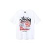 Stussy X Off-White Kollaboration Virgil Abloh Welttournee Logo Wendbares Bedrucktes Kurzarm Vintage T-Shirt Unisex Oberteile 3903640