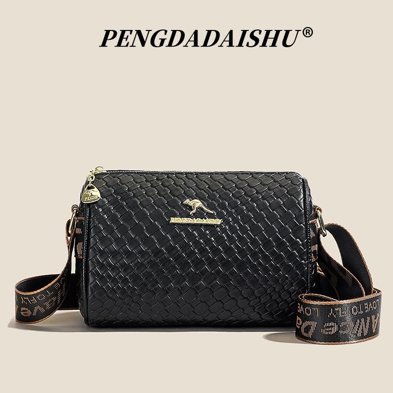 Women's bags, light luxury bags, atmospheric niche and many compartment pillow bags, new trendy and versatile single shoulder crossbody cylinder bags