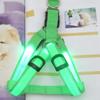 Practical Light Up LED Dog Harness Adjustable Flashing Luminous Pet Chest Strap Soft Rechargeable Dog Glowing Vest Pet Safety
