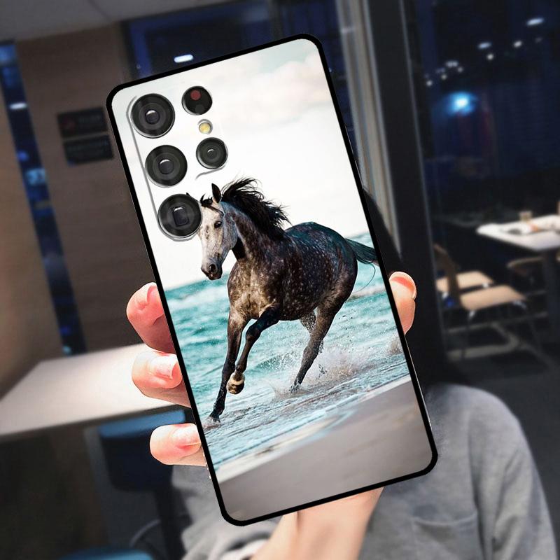 

Чехол Скачущая лошадь для Samsung Galaxy S25 Ultra S24 S22 S21 S23 Plus S20 FE S9 S10 S24 FE Galaxy S24 Plus