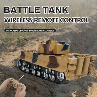 Rc Tank Etkileşimli Askeri Savaş Savaş Uzaktan Kumandalı Oyuncak Araba Taktik Model Elektronik Oyuncak Erkek Çocuklar İçin