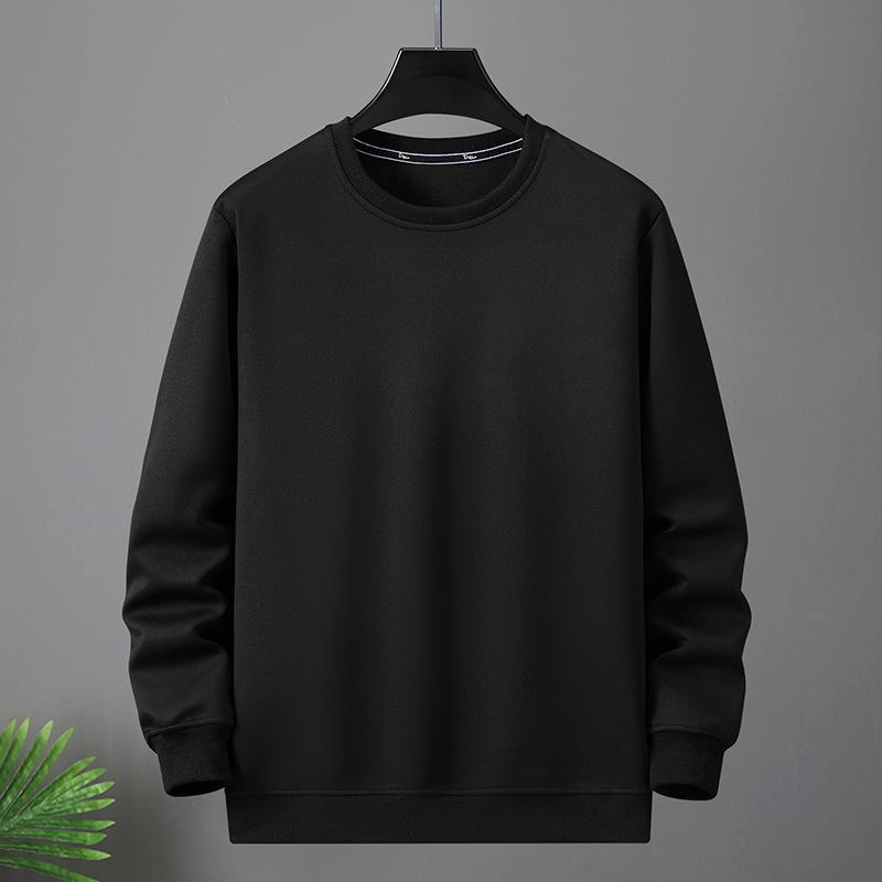 

2024 Men s Plus Size Oversized Sweatshirt - Trendy Loose Fit Spring & Autumn Style 8009 7XL чорний/Чистий