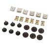 24pcs Engine Undertray Fasteners Clips Screw MC3003 Replacement for Benz C‑Class W203 W204 CL203