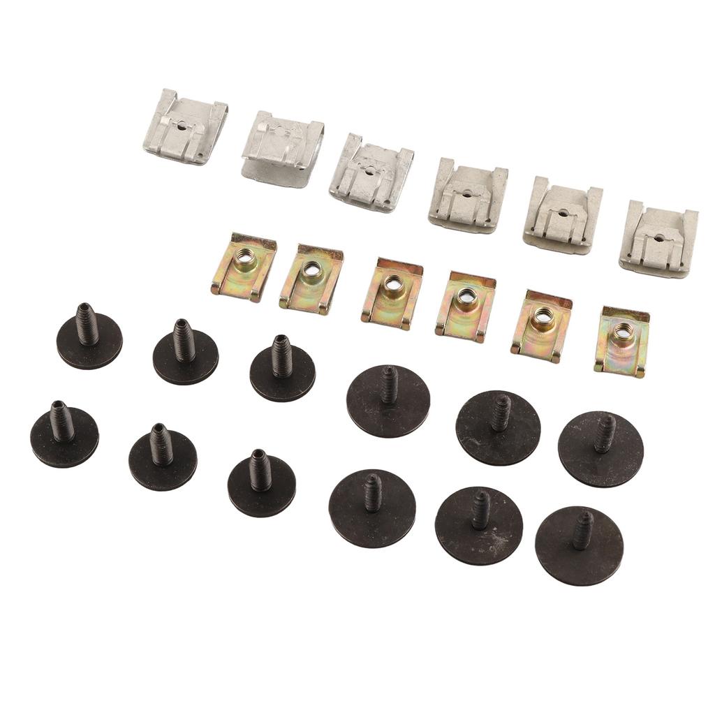 24pcs Engine Undertray Fasteners Clips Screw MC3003 Replacement for Benz C‑Class W203 W204 CL203