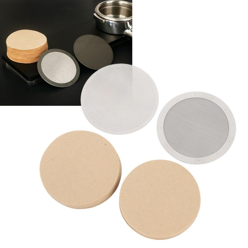 2.4 Inch Diameter Disk Coffee Filter Mesh Screen Metal Coffee Filter For French Press Coffee Maker