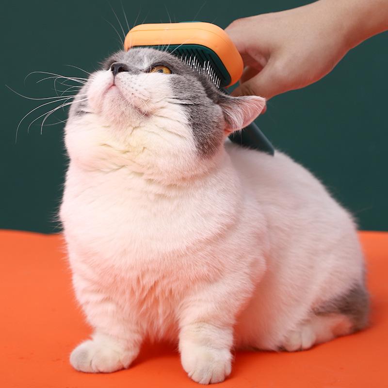 Self-Cleaning Cat Hair Removal Brush for Dogs Cats Shedding Hair Clean Grooming Comb Pet Cat Hair Removal Brushes
