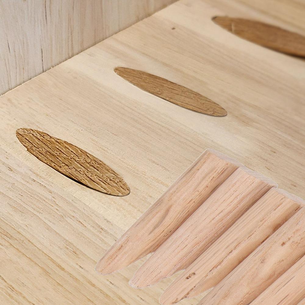 50Pcs 3/8-Inch Diameter 9.5mm Pocket Hole Plugs Oak Solid Wood Solid Wood Plugs For Screw Holes Hardwood Wooden Dowel Plugs