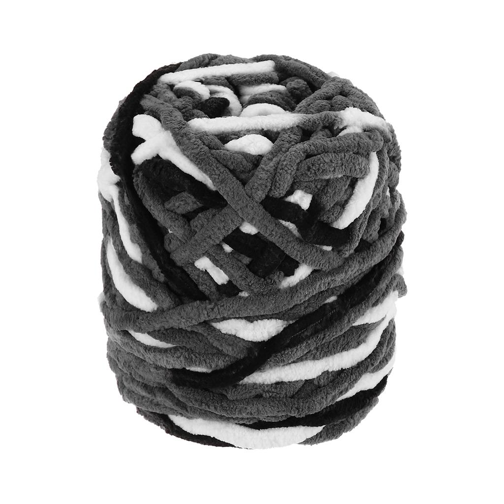 Chenille Chunky Yarn Plush Bulky Thick Fluffy for Crochet Soft Velvet Blanket for Sweater Hand Knitting Crocheting 45 M/49 Yard