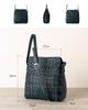 BAG since Imai Bag Shoulder Bag Genuine Leather Bag Crossbody Pochette Pony Mesh Large Capacity Large Capacity Zipper [IMAI 1977] Women's (33165 Blue)