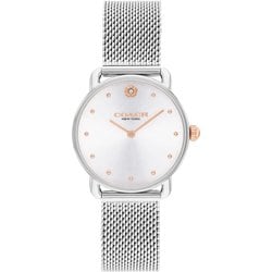 Coach Elliot Mesh Strap Silver Dial 14504221 Wrist Watch