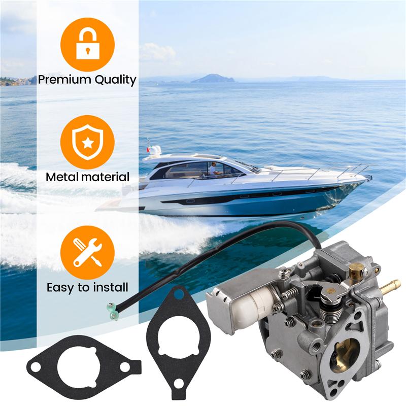 6AH-14301-00 Boat Outboard Carburetor For 4-Stroke 15HP 20HP F15 F20 Outboard Engine Motor 6AH-14301-01