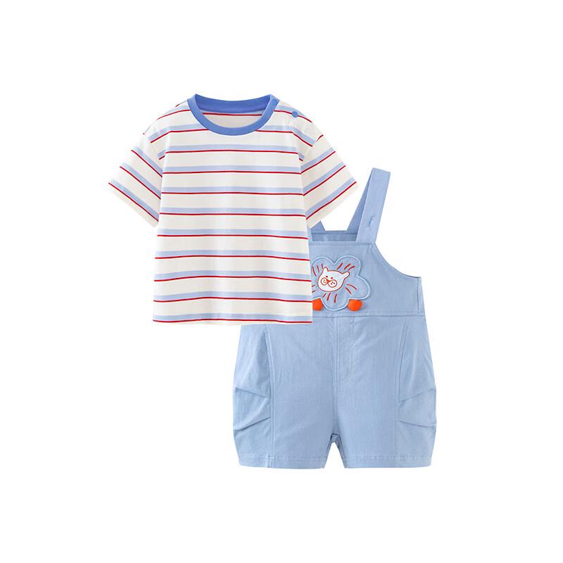 Kids' Summer Suspender Pants Set