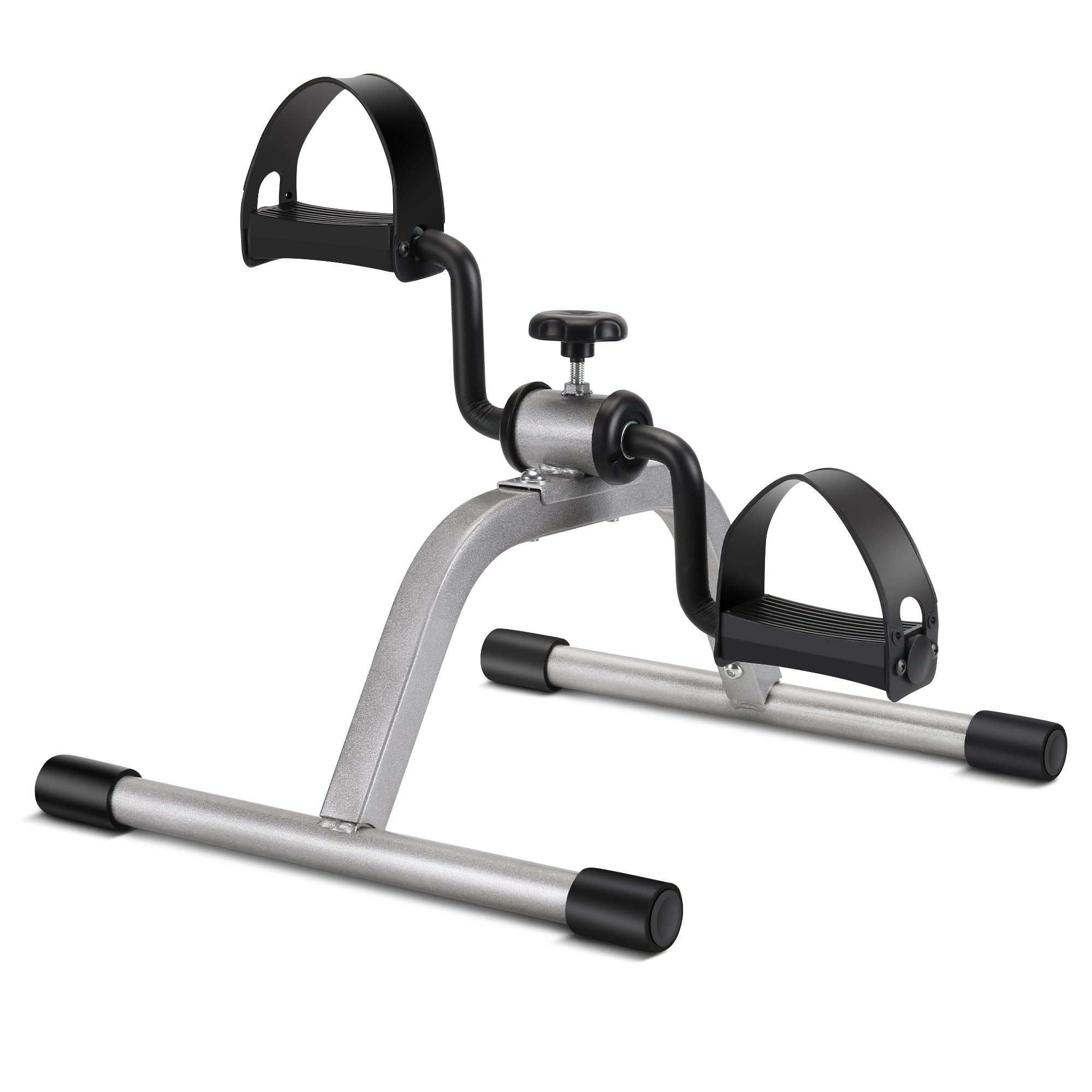 

Pedal exercise mini exercise bike for leg and arm recovery exercises.