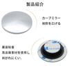 Rearview mirror for collision wide field of rotation 2-row seats, avoidance, view, rimless, 360-degree type, universal.