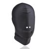 Full Closure SM Dog Slave Hood with Zipper and Mouth Exposure
