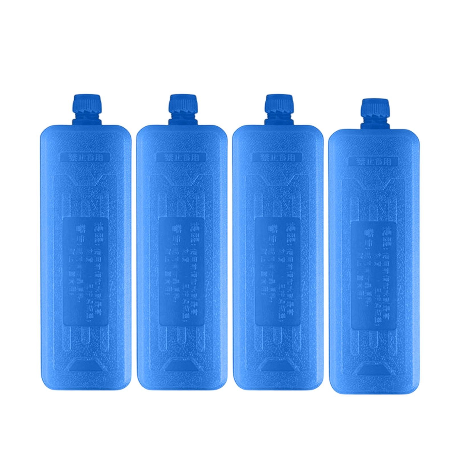 

Ice Packs For Lunch Boxes, Set Of 4, & Long Lasting Reusable Ice Packs For Cooler & Lunch Bags, Space-Saving Ice For Camping, Fishing, One Size