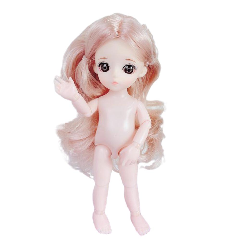 16cm 1/8 Dolls Hair Naked Women Body Fashion Dolls Gift For Girls Toy Fashi L0Z1 16cm 1/8 Dolls Hair Naked Women Body Fashion Dolls Gift For Girls Toy Fashi L0Z1