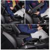 Universal Center Console Armrest Cushion for Vehicle SUV Auto Breathable Pad Seat Elbow Support with Storage Compartment