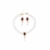 French Light Luxury High-End Necklace, Medieval Multi-Layer Pearl Pendant With Diamond Studs, Classic Retro Earrings, Necklace.