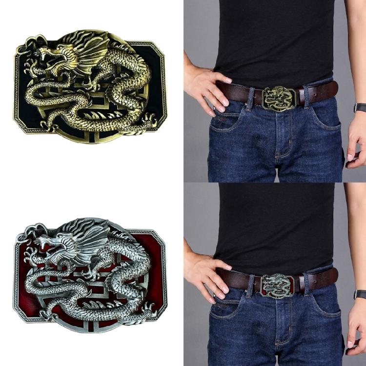 Cowboy Relief Belt Buckle Metal Chinese Style Belt Buckle for DIY Replacements
