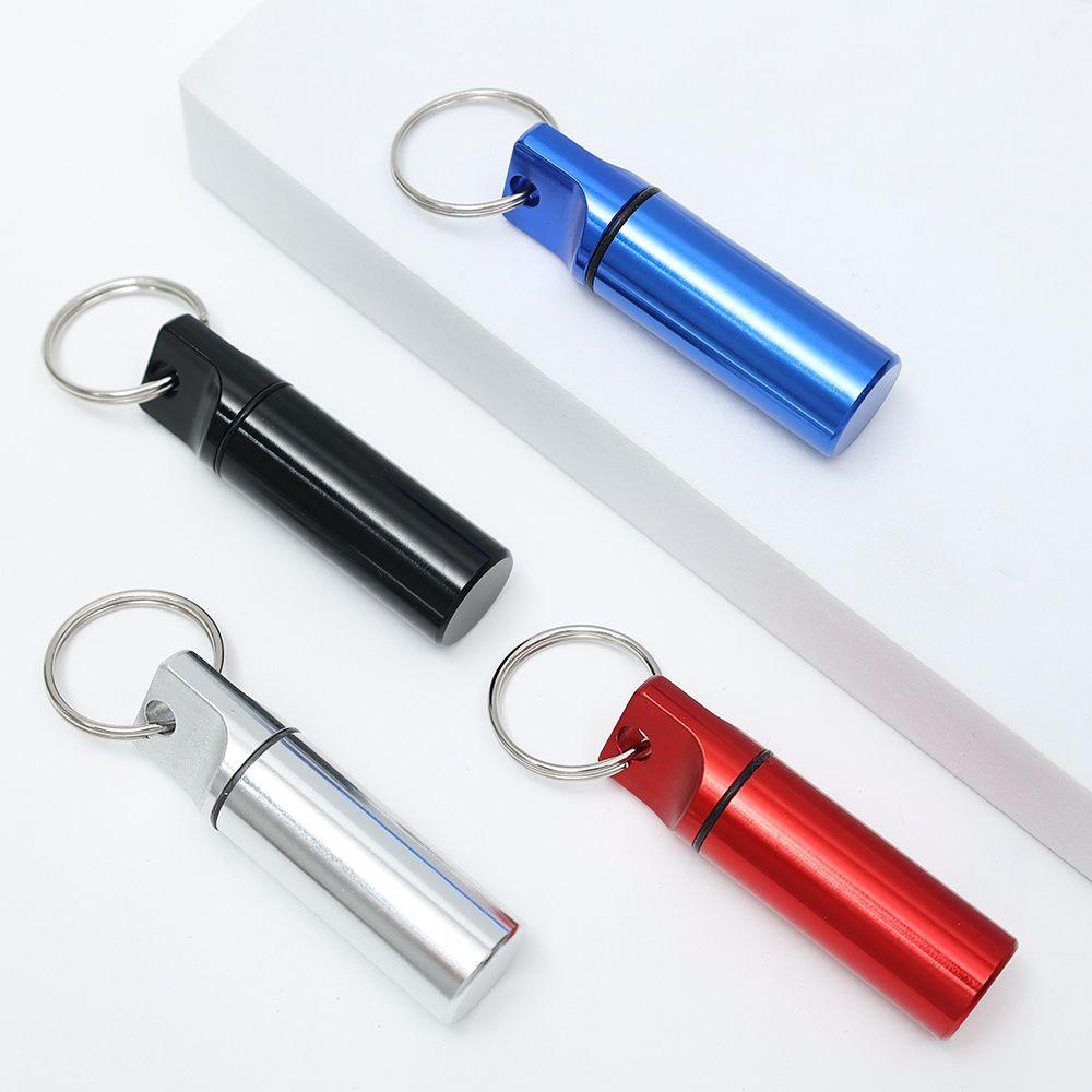 Box Outdoor Tablet Container Capsule Vitamin Pill Storage Box Pill Case Keychain Pill Bottle