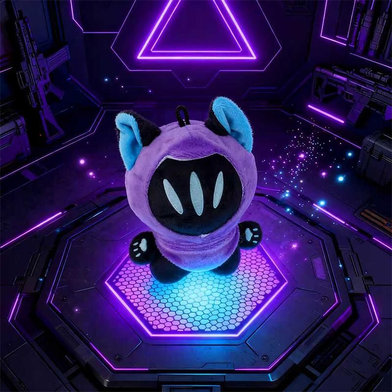 10CM NUOVO Gioco VALORANT Clove Adorabile Peluche Stampato Corpo Stella Marina Animale Gatto Bambola Cosplay Dimensioni Palma Ciondolo Periferico Regali per Bambini