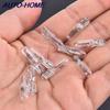 10Pcs/pack 12V 1.2W T5 Glass Light Bulb Dashboard Instrument Panel Brake Light Bulbs Headlights Lamp Lights Car Lights Bulbs 7