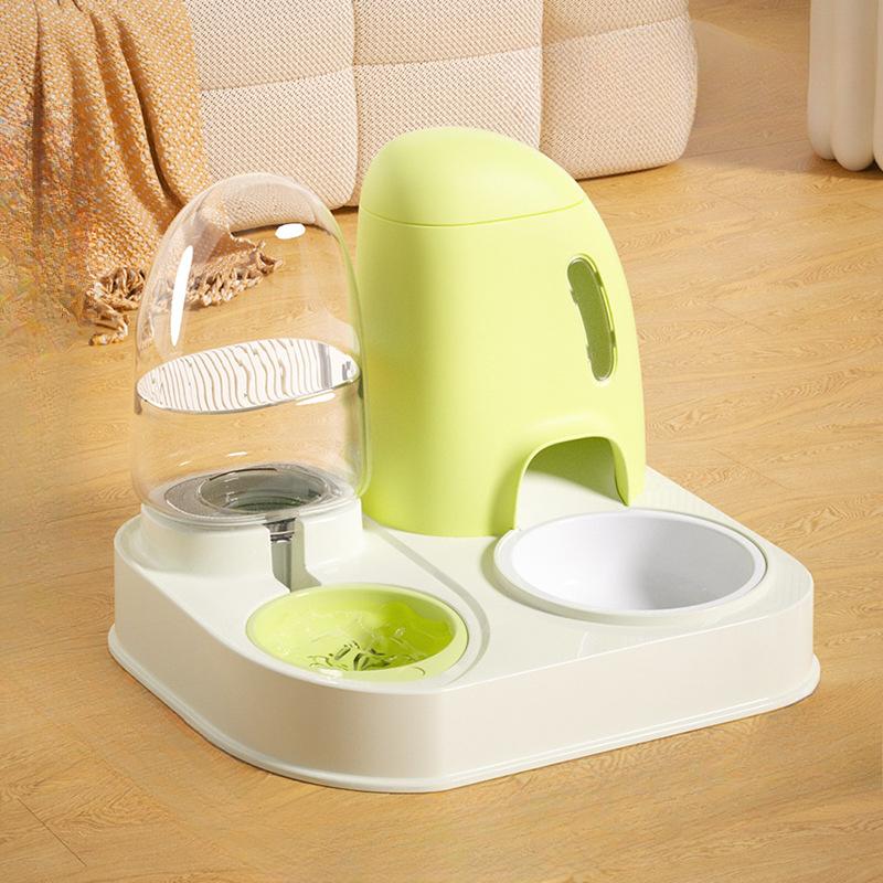Large-capacity Sailing Automatic Drinking Water Feeder for Dogs  One-piece Double Bowl  Dog Bowl  Cat Bowl  Pet Supplies