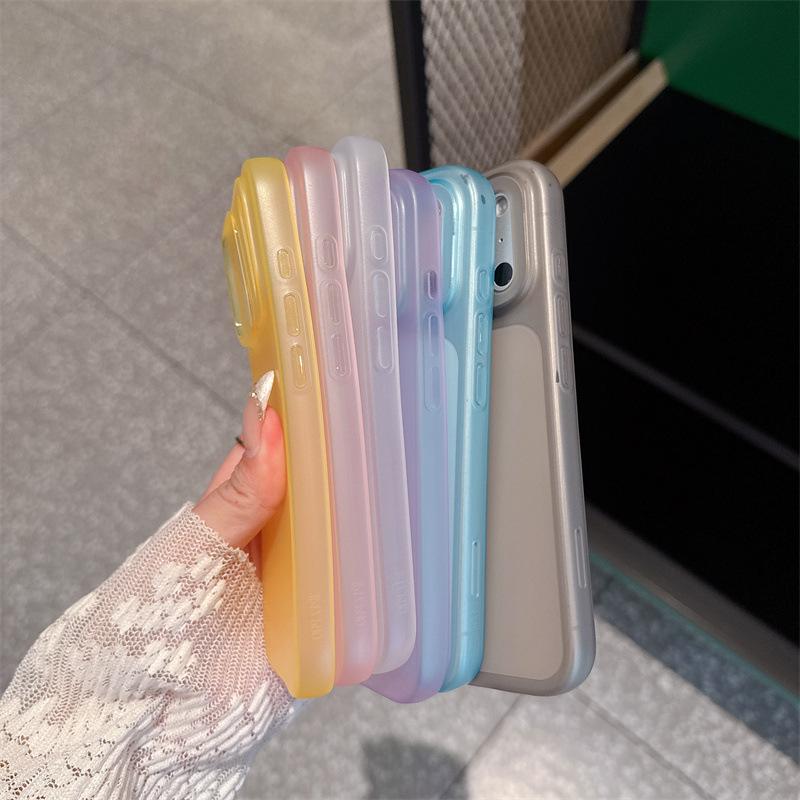 iPhone 17 Pro Full-Coverage Anti-Drop TPU Case - Pure Color