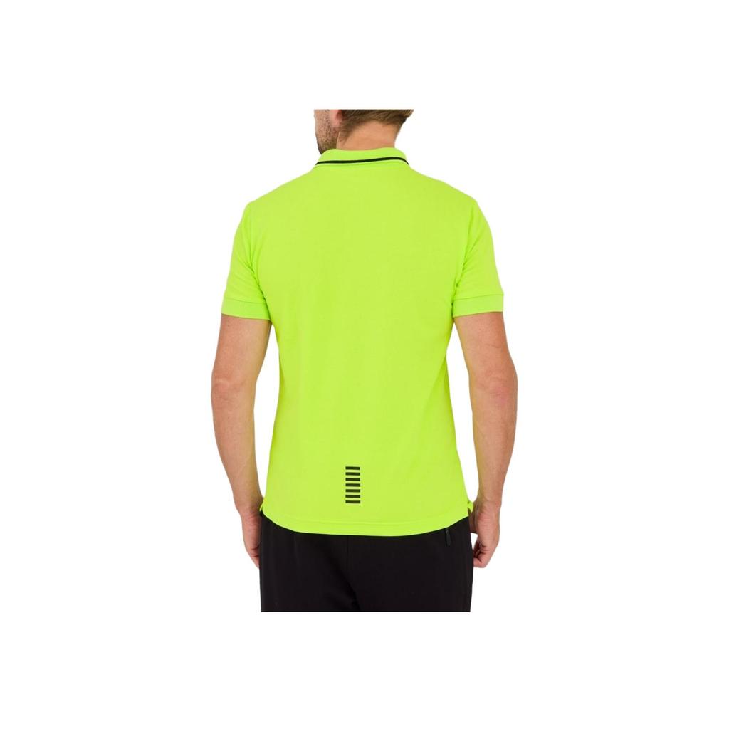 Emporio Armani EA7 Logo Striped Short Sleeve Polo Shirt Men tops 8NPF06-PJ04Z-1873