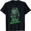 Universal Monsters Kreatur aus dem Schwarzen Lagunental Porträt T-Shirt