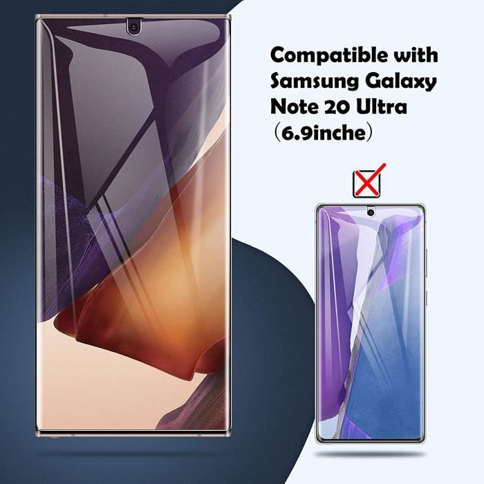 Film protecteur - LittleMonkey - Samsung Galaxy Note 20 Ultra 5G - 3 pièces - TPU - Résistant aux rayures