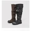 Chaussures style nouveau: Bottes souples, Bottes hautes à semelles épaisses, Chaussures pour femmes, Bottes longues à talon bloc