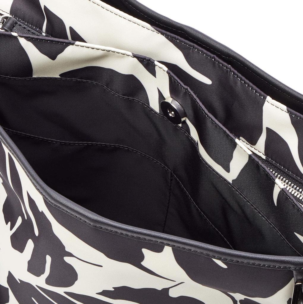 Botanical Pattern 2way Neat Tote L Size White [Isaac] Y01-01-13