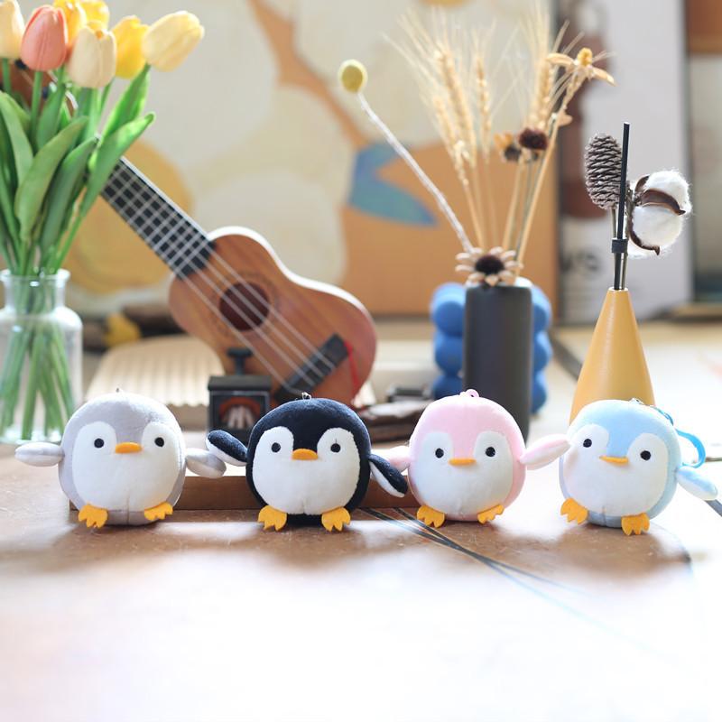 Soft And Fluffy Penguin Plushie Keychain For Bags And Accessories