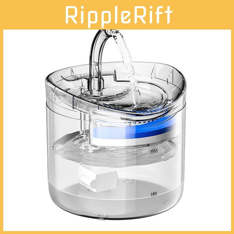 Pet Water Dispenser With Automatic Circulation Filtration For Cats And Dogs