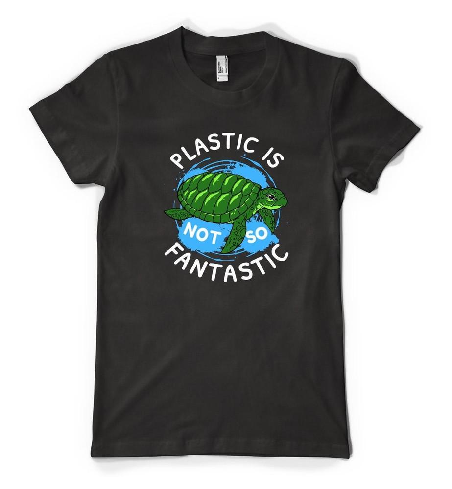 

Plastic Is Not So Fantastic Turtle Ocean World Personalised Unisex Adult T Shirt 4XL