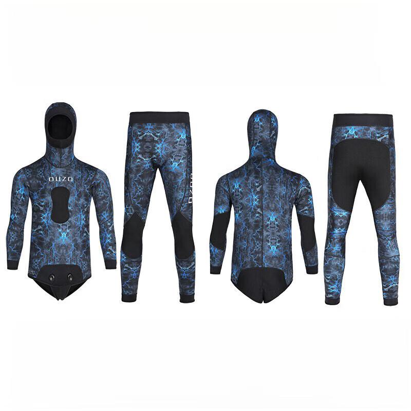 Brangdy Two-Piece Warm Camouflage Wetsuit