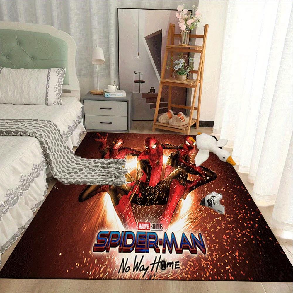 1pz Tappeto Area Tappeto Spider-man, Camera da Letto e Sala Giochi Durevole, Resistente alle Macchie e Facile da Pulire, Soggiorno
